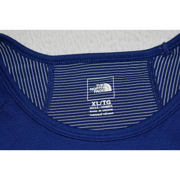 The North Face Shirt Mens Size XL Flash Dry Blue Polyester Long Sleeve - Picture 5 of 9